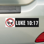 buitenaardse waanvoorstelling bumpersticker (Op auto)