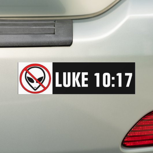buitenaardse waanvoorstelling bumpersticker (Op auto)