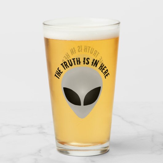 Buitenaardse Waarheid Glas (Voorkant gevuld)