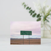 Buitenaardse weg briefkaart (Staand voorkant)