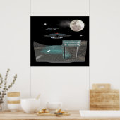 buitenaardse weg poster (Keuken)