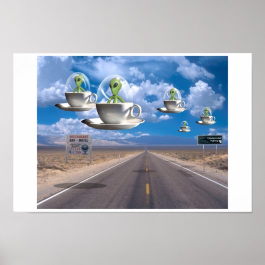 Buitenaardse weg poster (Voorkant)