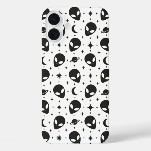 Buitenaardse wezens en sterren Case-Mate iPhone case (Achterkant)