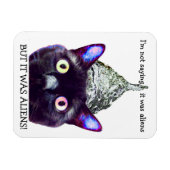 Buitenaardse wezens! Kattenmagneet Magneet (Horizontaal)