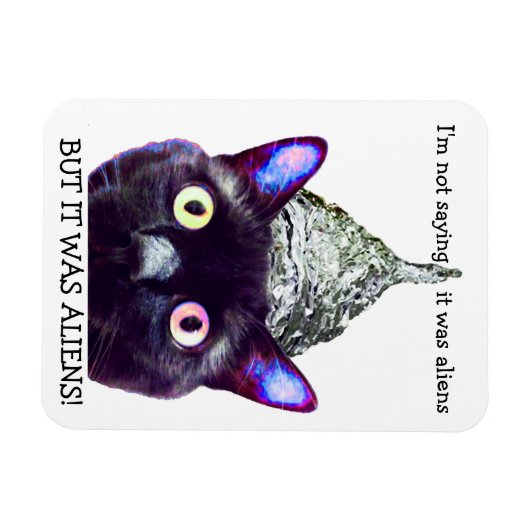 Buitenaardse wezens! Kattenmagneet Magneet (Horizontaal)