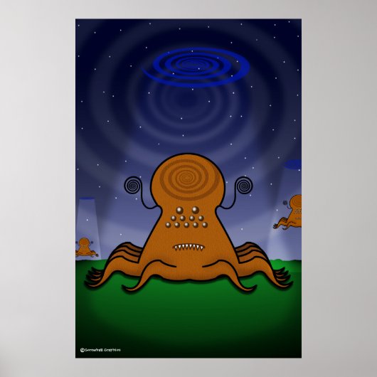 BUITENAARDSE WEZENS! Poster (Voorkant)