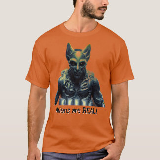 Buitenaardse wezens zijn ECHT! T-shirt