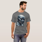 Buitenaardse wezens zijn ECHT! T-shirt (Voorkant volledig)