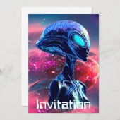 Buitenaardse Wijsheid Psychedelische Scifi Kunst Kaart (Voorkant / Achterkant)