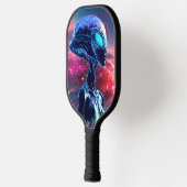 Buitenaardse Wijsheid Psychedelische Scifi Kunst Pickleball Paddle (Links)