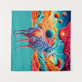 Buitenaardse Wilde Dieren Wandkleed (Voorkant (horizontaal))