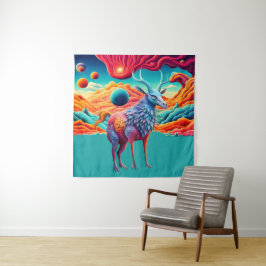 Buitenaardse Wilde Dieren Wandkleed