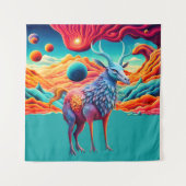 Buitenaardse Wilde Dieren Wandkleed (Voorkant)