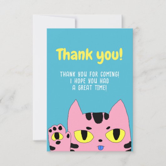 Buitenaardse Zakkat Bedankkaart (Voorkant)