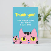 Buitenaardse Zakkat Bedankkaart (Staand voorkant)