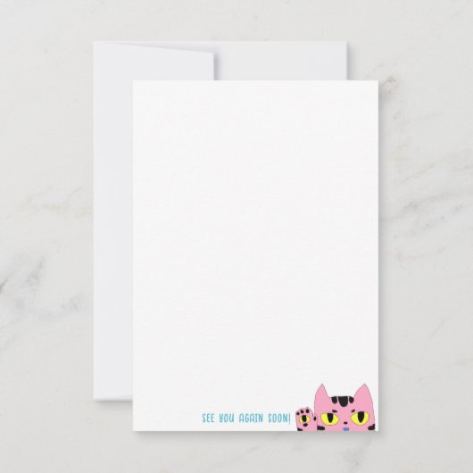 Buitenaardse Zakkat Bedankkaart (Achterkant)