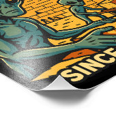 Buitenaardsen bouwen piramides bouw bemanning foto afdruk (Hoek)