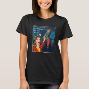 Buitenaardsen sluiten hun deuren Ruimte Buitenaard T-shirt