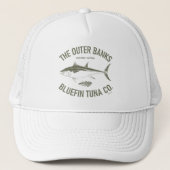 Buitenbanken Blauwvintonijn Co. OBX Olive  Trucker Pet (Voorkant)