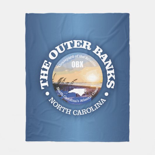 Buitenbanken (C) Fleece Deken (Voorkant)