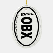 Buitenbanken. Keramisch Ornament (Voorkant)