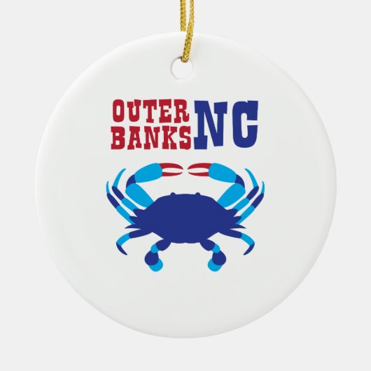Buitenbanken Keramisch Ornament (Voorkant)