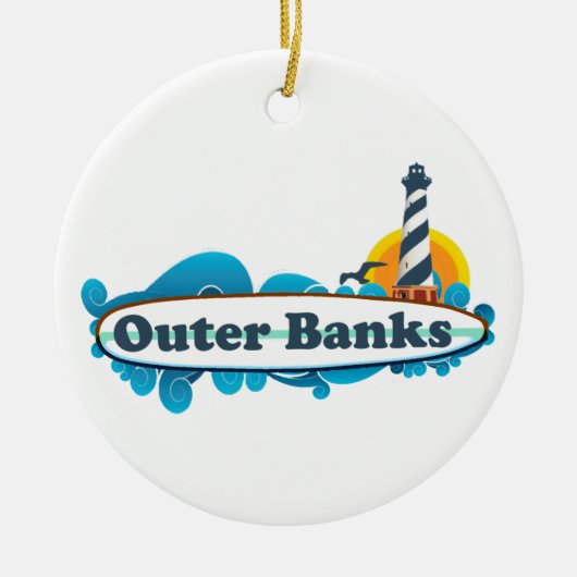Buitenbanken. Keramisch Ornament (Voorkant)