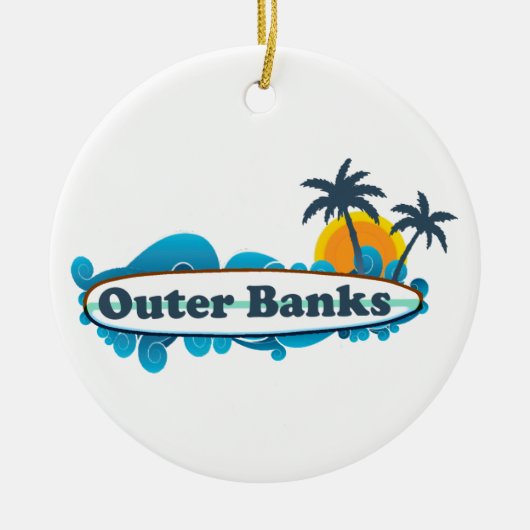 Buitenbanken. Keramisch Ornament (Voorkant)