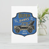 Buitenbanken NC-badge Kaart (Staand voorkant)