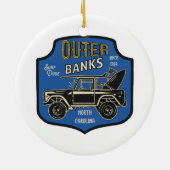 Buitenbanken NC-badge Keramisch Ornament (Achterkant)