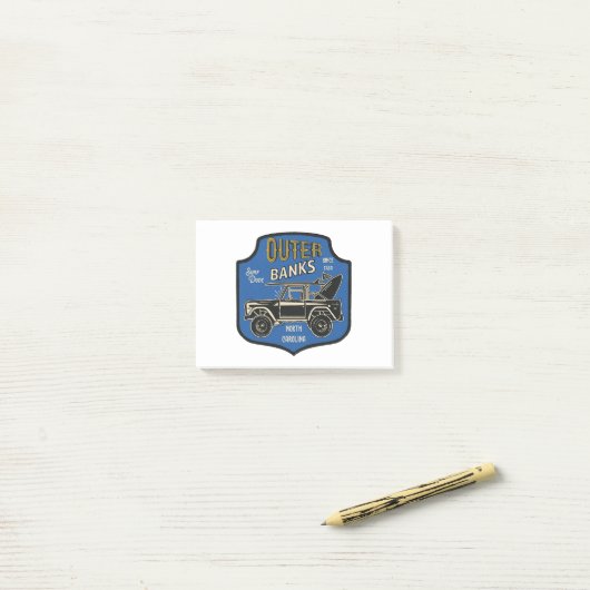 Buitenbanken NC-badge Post-it® Notes (Op bureau)