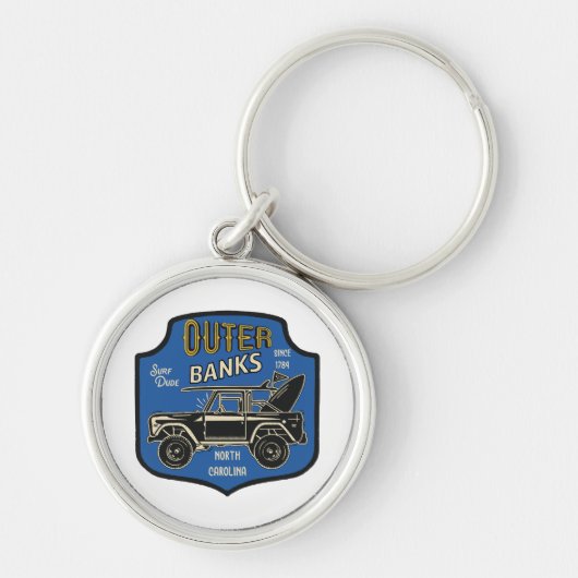 Buitenbanken NC-badge Sleutelhanger (Voorkant)