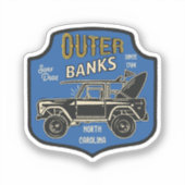 Buitenbanken NC-badge Sticker (Voorkant)