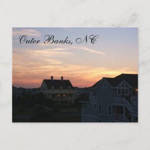 Buitenbanken, NC Sunset Briefkaart