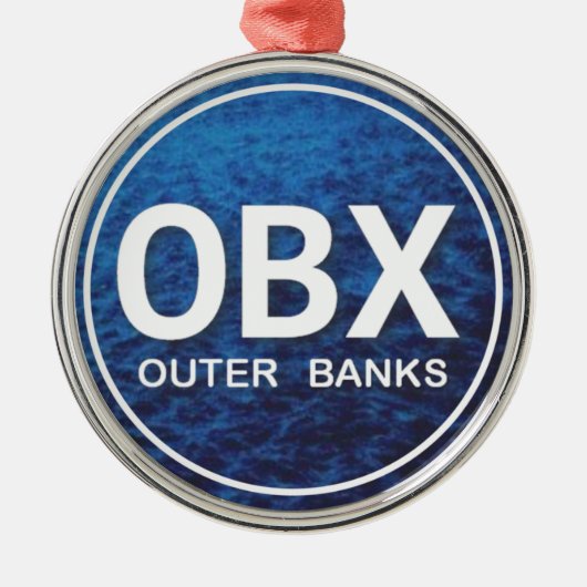 Buitenbanken OBX Kerstmis Ornament (Voorkant)