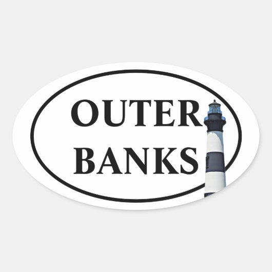 BUITENBANKEN OVALE STICKER (Voorkant)