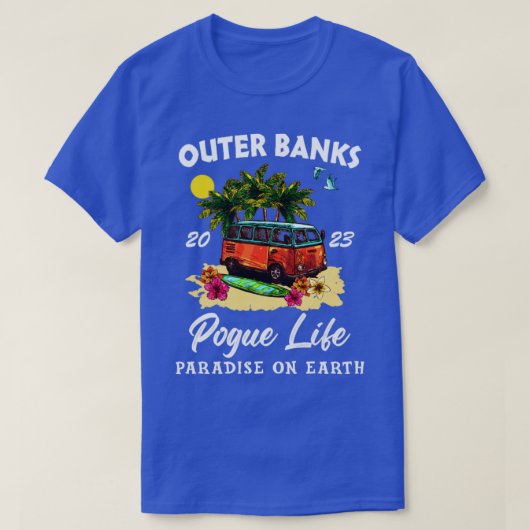 Buitenbanken Paradise over het leven op aarde 2023 T-shirt (Design voorkant)