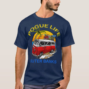 Buitenbanken Pogue Life Buitenste banken Surf Van  T-shirt