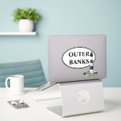 BUITENBANKEN STICKER (Laptop op bureau)