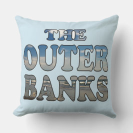 Buitenbanken Strandtekst Kussen