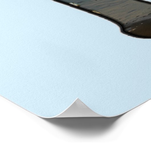 Buitenbanken Strandtekst Poster (Hoek)