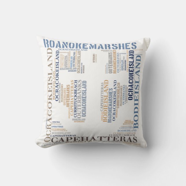 Buitenbanken Subway Art Pillow met Anchor Kussen (Voorkant)