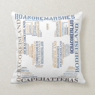 Buitenbanken Subway Art Pillow met Anchor Kussen