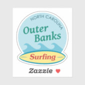 Buitenbanken Surfen Sticker (Vel)