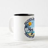 Buitenbanken. Tweekleurige Koffiemok (Voorkant links)