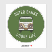 Buitenbanken Van Pogue Life OBX  (bos) Sticker (Vel)