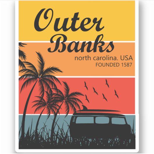 buitenbanken van sticker (Voorkant)