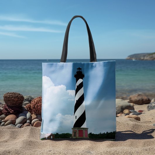 Buitenbanken vuurtoren Cape Hatteras Tote Bag