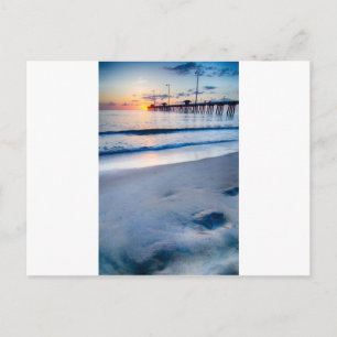 buitenbankiers zonsopgang bij nags briefkaart