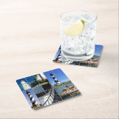 Buitenbankvuurtoren Kartonnen Onderzetters (Insitu)